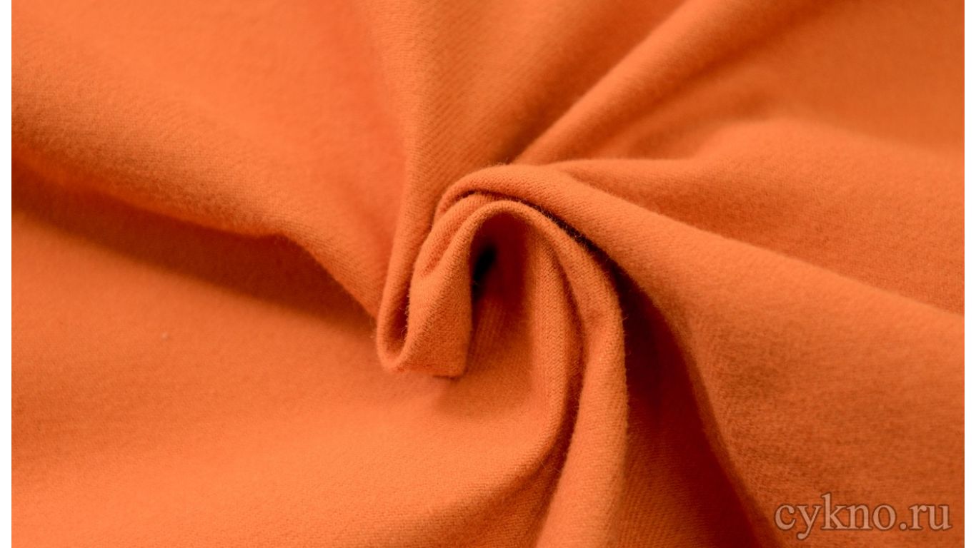 Ткань Костюмная оранжевая